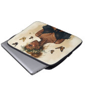 Ätherische Schönheit in Bloom Laptopschutzhülle (Vorne Knopf)