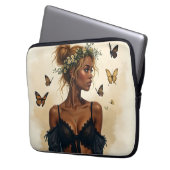Ätherische Schönheit in Bloom Laptopschutzhülle (Vorderseite Links)