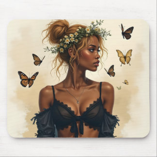 Ätherische Schönheit in Bloom Mousepad