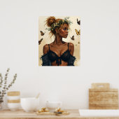 Ätherische Schönheit in Bloom Poster (Küche)