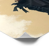 Ätherische Schönheit in Bloom Poster (Ecke)