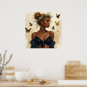 Ätherische Schönheit in Bloom Poster (Küche)