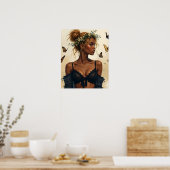 Ätherische Schönheit in Bloom Poster (Küche)