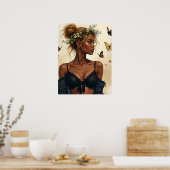 Ätherische Schönheit in Bloom Poster (Küche)