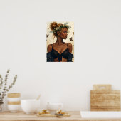 Ätherische Schönheit in Bloom Poster (Küche)