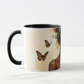 Ätherische Schönheit in Bloom Tasse (Links)
