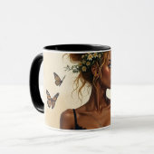 Ätherische Schönheit in Bloom Tasse (Vorderseite Links)