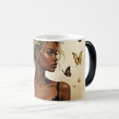 Ätherische Schönheit in Bloom Verwandlungstasse (VorderseiteRechts)