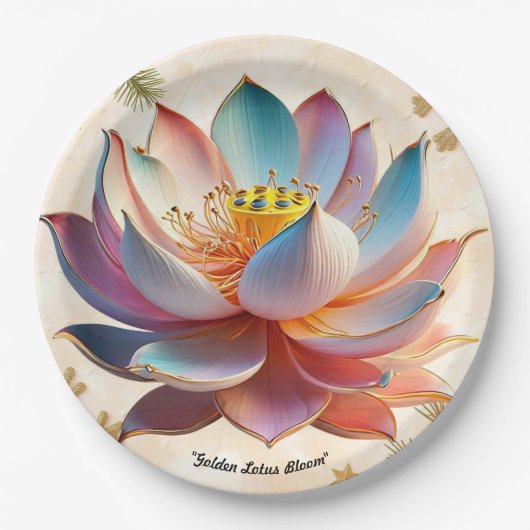 ‚Ätherische Schönheit‘ Pappteller (Vorderseite)