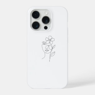 : Ätherische Schönheit: Porträt einer Frau in eine iPhone 15 Pro Hülle