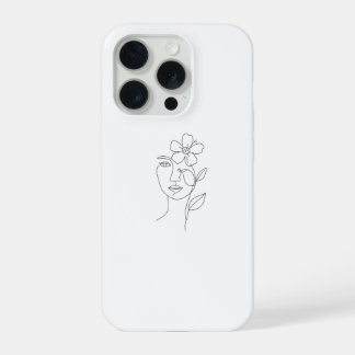 : Ätherische Schönheit: Porträt einer Frau in eine iPhone 15 Pro Hülle