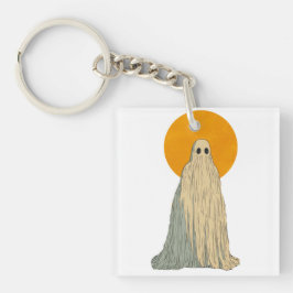 Ätherische Specter gegen Vollmond Schlüsselanhänger