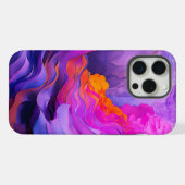 ‚ätherische Ströme‘ iPhone Hülle (Rückseite (Horizontal))