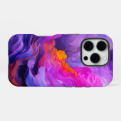 ‚ätherische Ströme‘ iPhone Hülle (Rückseite (Horizontal))