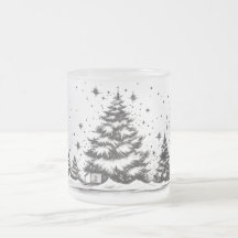 Ätherische Tintenimpressen: Tintenlinie in Weihnac