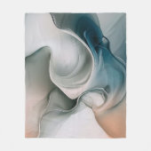 Ätherische Traumlandschaft: ruhig Abstrakt Fleecedecke (Vorderseite)