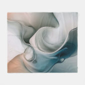 Ätherische Traumlandschaft: ruhig Abstrakt Fleecedecke (Vorderseite (Horizontal))