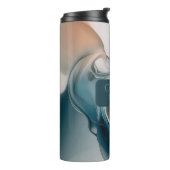 Ätherische Traumlandschaft: ruhig Abstrakt Thermosbecher (Nach links gedreht)