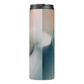 Ätherische Traumlandschaft: ruhig Abstrakt Thermosbecher (Rückseite)