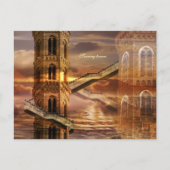 Ätherische Türme Postkarte (Vorderseite)