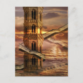 Ätherische Türme Postkarte (Vorderseite)