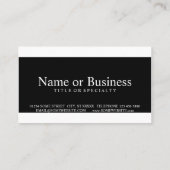 Ätherische Unschärfe Visitenkarte (Rückseite)