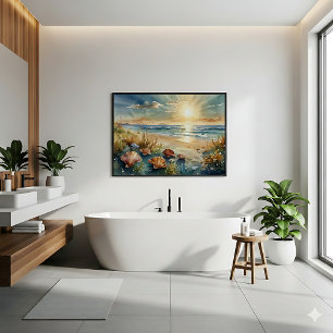 Ätherische Unterwasserszene Poster