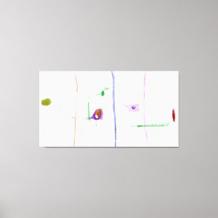 Ätherische Verbindungen Minimalistische Pastell A Leinwanddruck