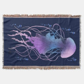Ätherische violettblaue Qualle Decke (Vorderseite)