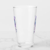 Ätherische violette Blaue Qualle Glas (Links)