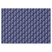 Ätherische violette Blaue Qualle Tischdecke (Vorderseite (Horizontal))