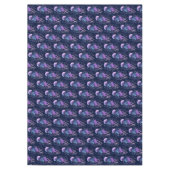 Ätherische violette Blaue Qualle Tischdecke (Vorderseite)