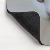 ätherische weiße Katze Mousepad (Ecke)