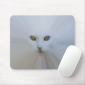 ätherische weiße Katze Mousepad (Mit Mouse)