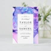 Ätherische Welle Einladung Small V03 (Stehend Vorderseite)