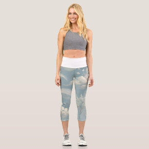 Ätherische Wolken Capri Leggings