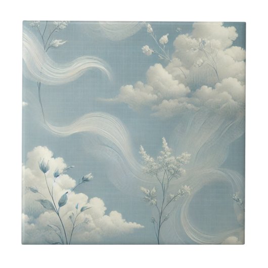 Ätherische Wolken Fliese (Vorderseite)