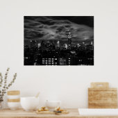 Ätherische Wolken: NYC Skyline, Empire State Bldg Poster (Küche)