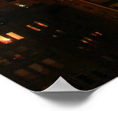 Ätherische Wolken: NYC Skyline, Empire State Bldg Poster (Ecke)