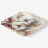 Ätherischer Abstrakter Blumenkosmos Pappteller (Gewinkelt)