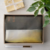 Ätherischer Baum, Ballerina stehend, lebhaft gelb Seidenpapier (Geschenk)