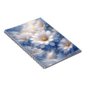 Ätherischer Blaue Daisy Traum Notizblock (Rechte Seite)