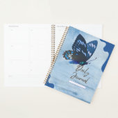 Ätherischer blauer Schmetterling & Wasserfarben-Äs Planer (Anzeige)