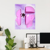 Ätherischer Geist, massive Bewusstheit Poster (Heimbüro)