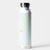 Ätherischer, grüner Galaxy-Stil mit Namen Wireless Trinkflasche (Links)