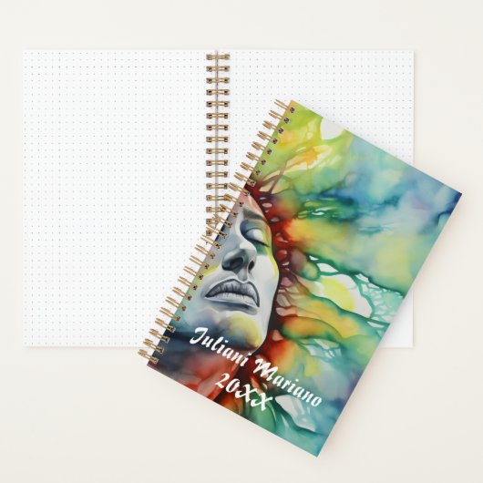 Ätherischer Individuelle Name Notizblock (Innen)