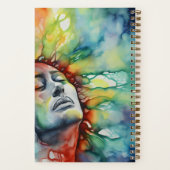 Ätherischer Individuelle Name Notizblock (Rückseite)