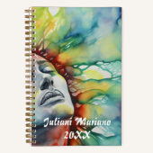 Ätherischer Individuelle Name Notizblock (Vorderseite)