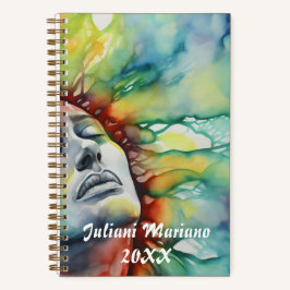 Ätherischer Individuelle Name Notizblock