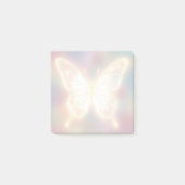 Ätherischer leuchtender Schmetterling Post-it Klebezettel (Vorderseite)